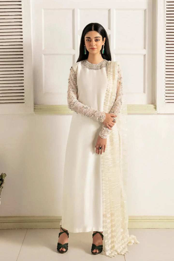NOOR ZAFAR | WHITE DAHLIA